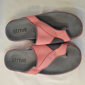 Women's Pink and Gray Sandals